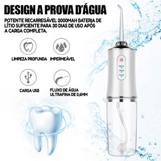 Irrigador Oral Elétrico Jato D Água Limpador Dental Bucal! Transforme seu sorriso e sua saúde bucal!