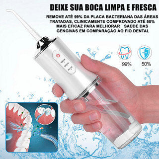 Irrigador Oral Elétrico Jato D Água Limpador Dental Bucal! Transforme seu sorriso e sua saúde bucal!