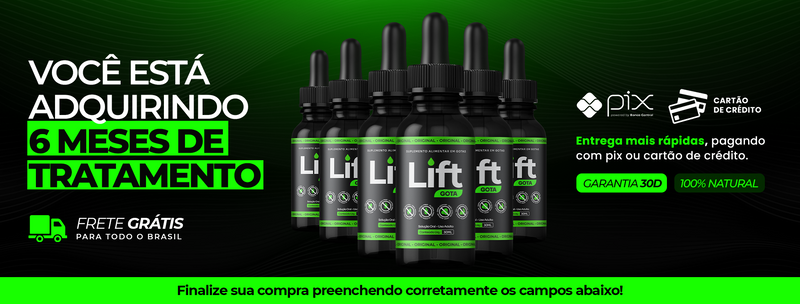 Poderosa Fórmula de Emagrecimento Lift  Detox  Gota