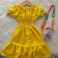 VESTIDO DE MENINA INFANTIL E JUVENIL MANGUINHA TUNA. Conforto e Estilo que elas merecem!