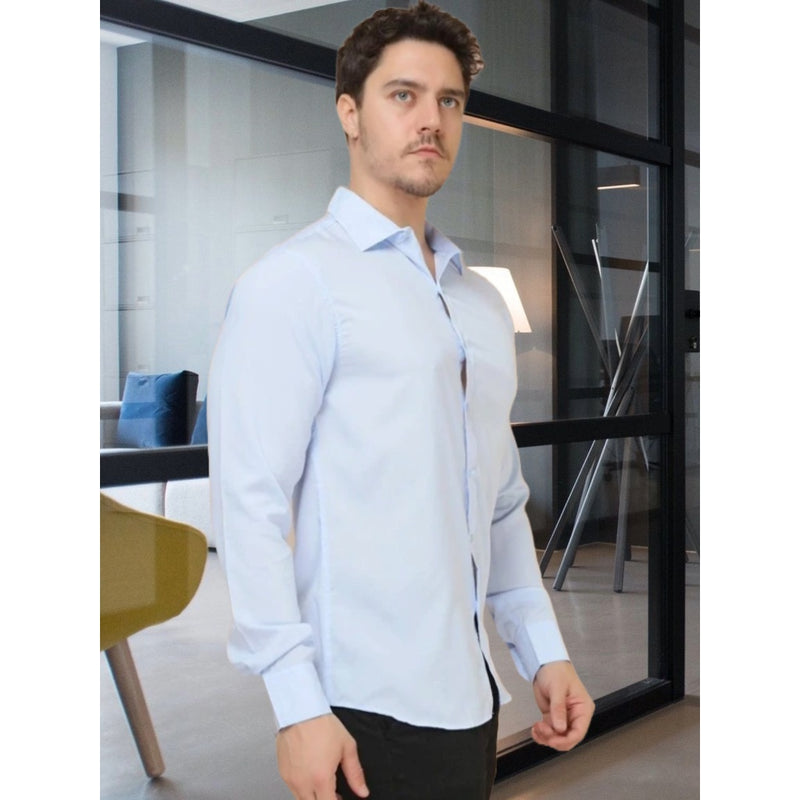 Camisa Social Masculina Manga Comprida Escritório casual Slim!