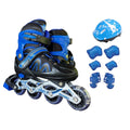 Patins Roller inLine Varias Cores Tamanho Ajustável Led + KIT PROTEÇÃO!