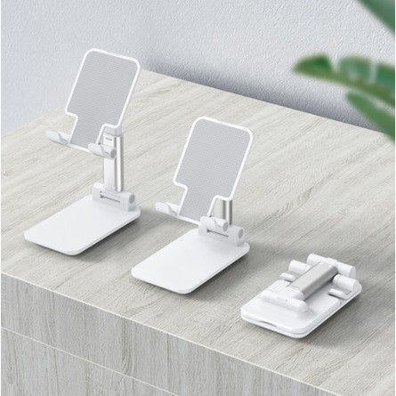 Suporte Para Celular e Tablet Dobrável Ajustável Apoio Mesa!