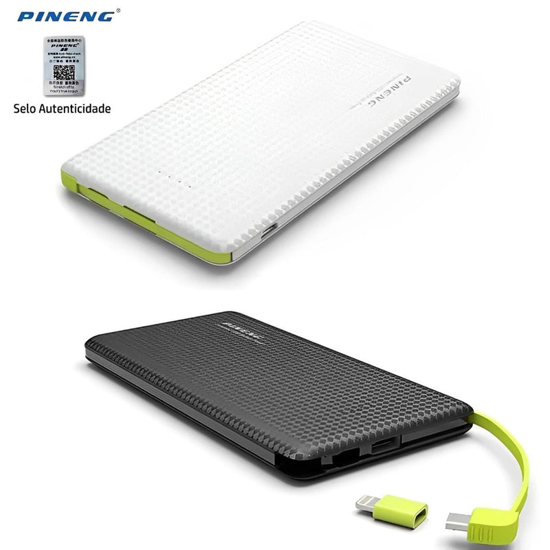 Carregador Portátil Pineng Power Bank, com adaptador iPhone,V8!