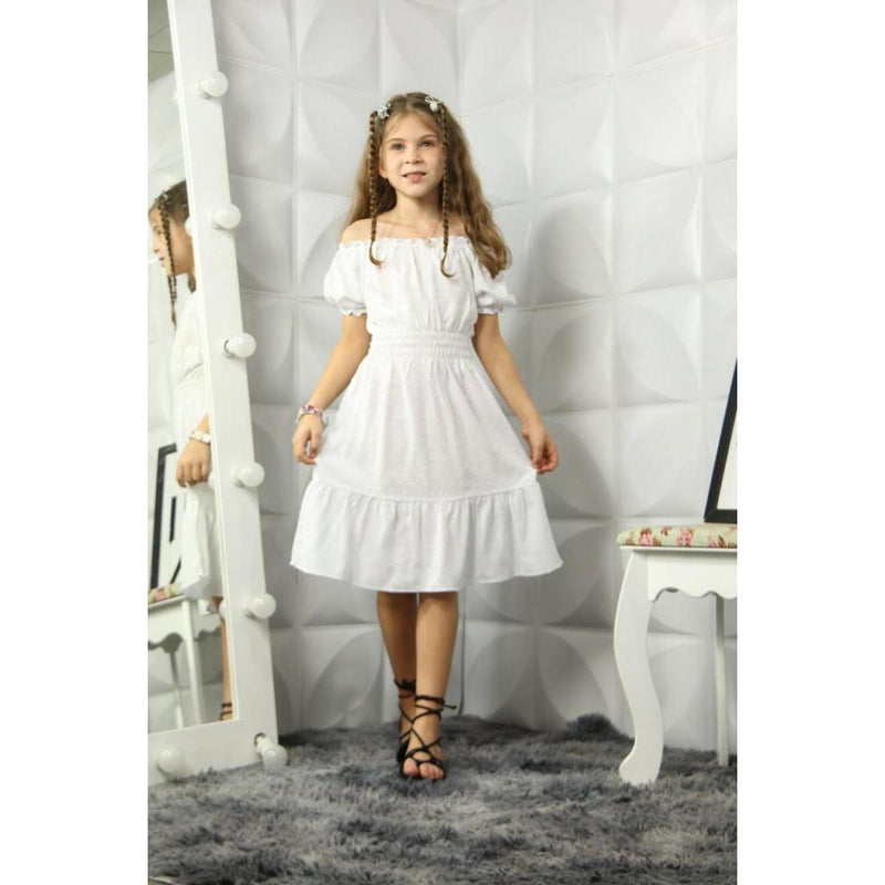 VESTIDO DE MENINA INFANTIL E JUVENIL MANGUINHA TUNA. Conforto e Estilo que elas merecem!