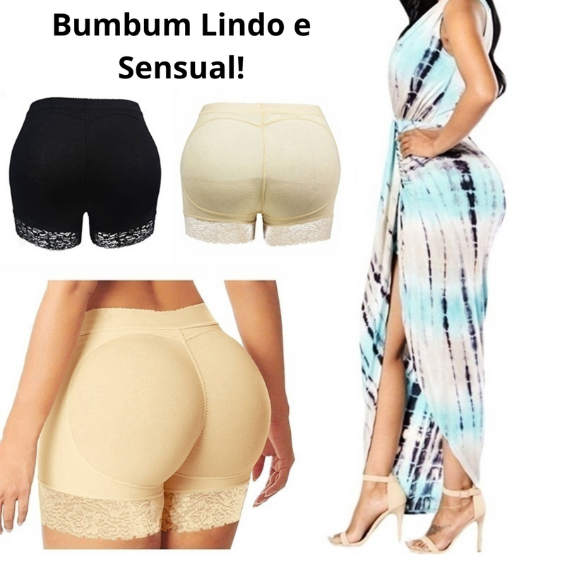 Calcinha Acolchoada Modela Bumbum. Levanta  seu bumbum e deixa muito mais Sensual!