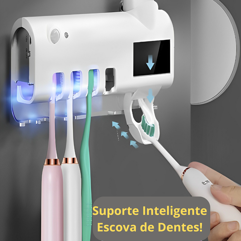 Suporte Inteligente Escova de Dentes Esterilizador Com Luz UV