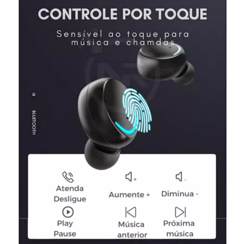 Fone De Ouvido Sem Fio Bluetooth 5.2 C/ Microfone A Prova D'água Tws-G28/M10