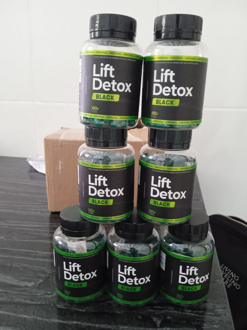 Poderosa Cápsula de Emagrecimento LIFT DETOX BLACK Compre 3 leve 5