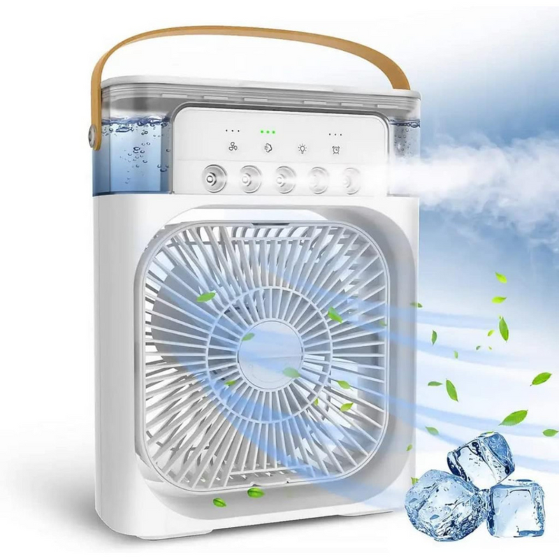 Mini Air Condicionado Portátil Ventilador Umidificador Climatizador de Ambientes!