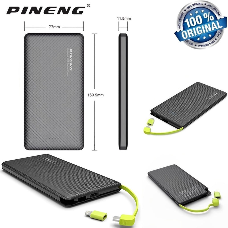 Carregador Portátil Pineng Power Bank, com adaptador iPhone,V8!