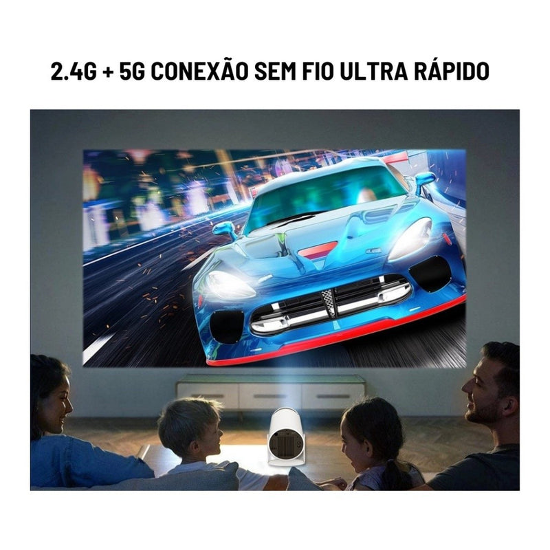 Projetor 4K HD 150 Polegadas, Celular, Tv B0x, Xbox, PS, Pc, Wifi HY300 Pro Magcubic