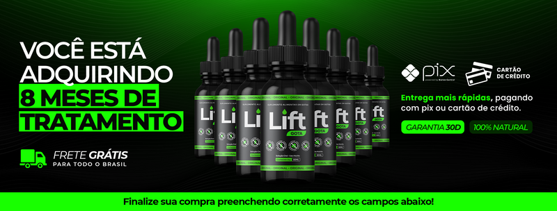 Poderosa Fórmula de Emagrecimento Lift  Detox  Gota