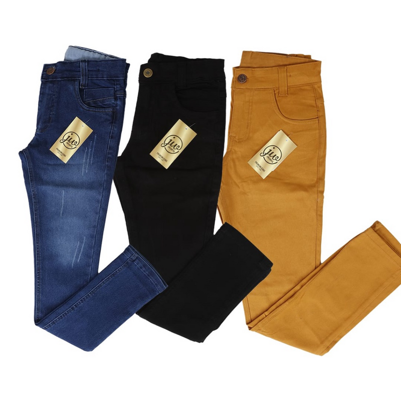 Calça Jeans Masculina Infantil Meninos 10 ao 16 moda infanto juvenil peças exclusivas top de linha