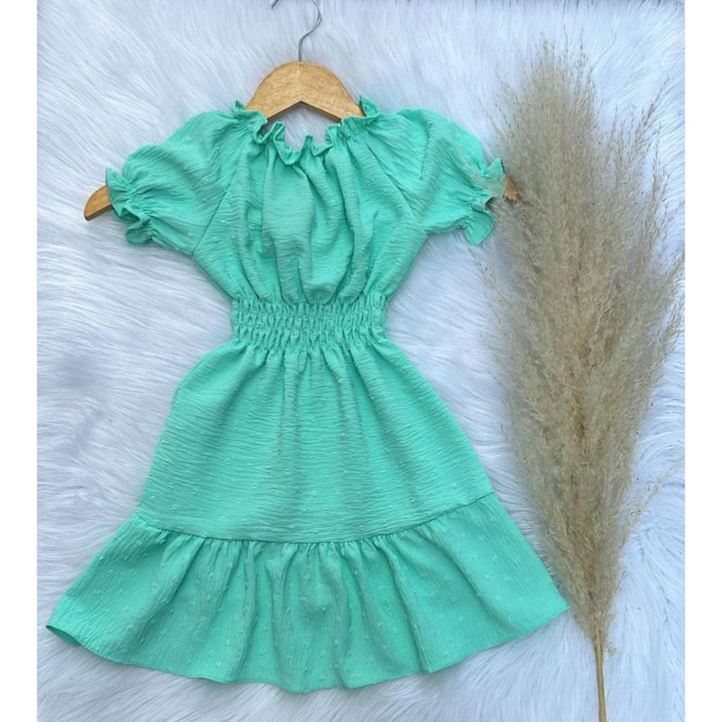 VESTIDO DE MENINA INFANTIL E JUVENIL MANGUINHA TUNA. Conforto e Estilo que elas merecem!