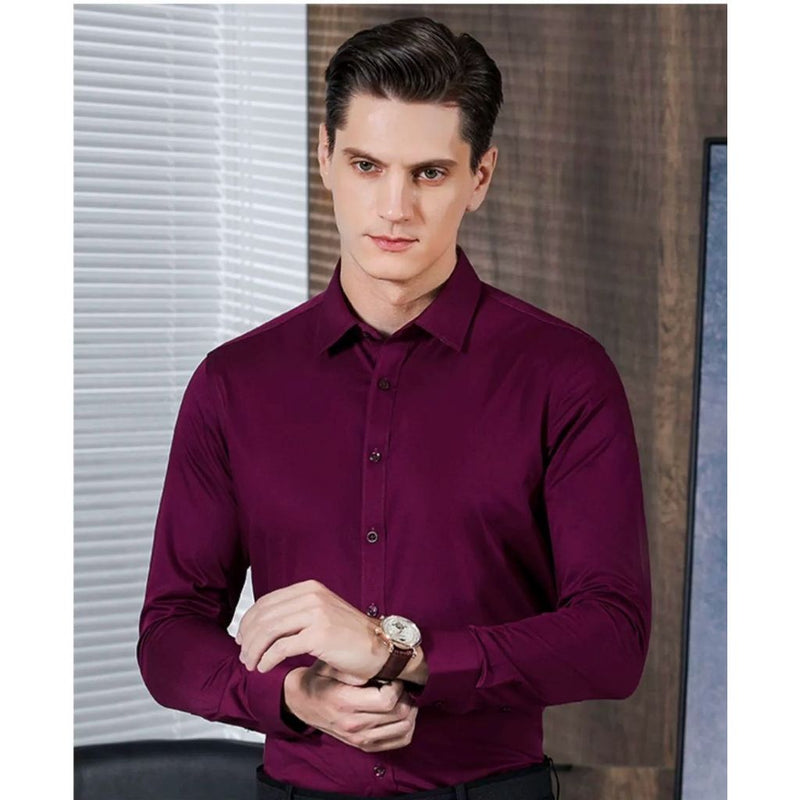 Camisa Social Masculina Manga Comprida Escritório casual Slim!